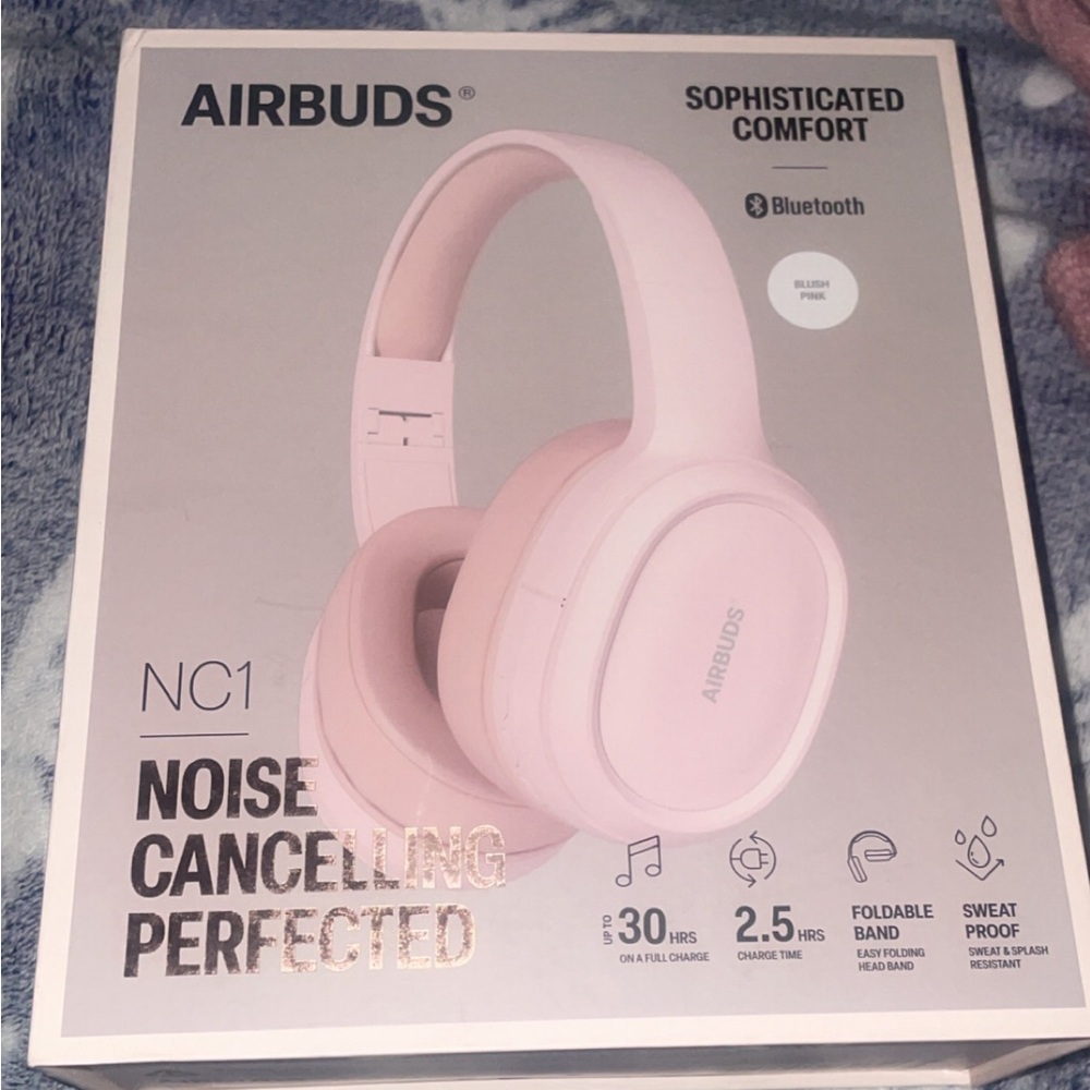 Airbuds Pink Noise Cancelling Headphones